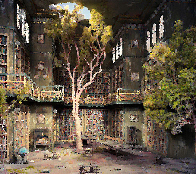 Forest library | Библиотека в лесу