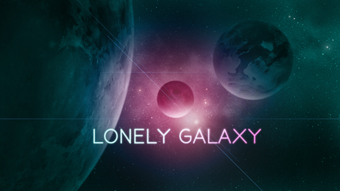 Одинокая галактика/Lonely galaxy